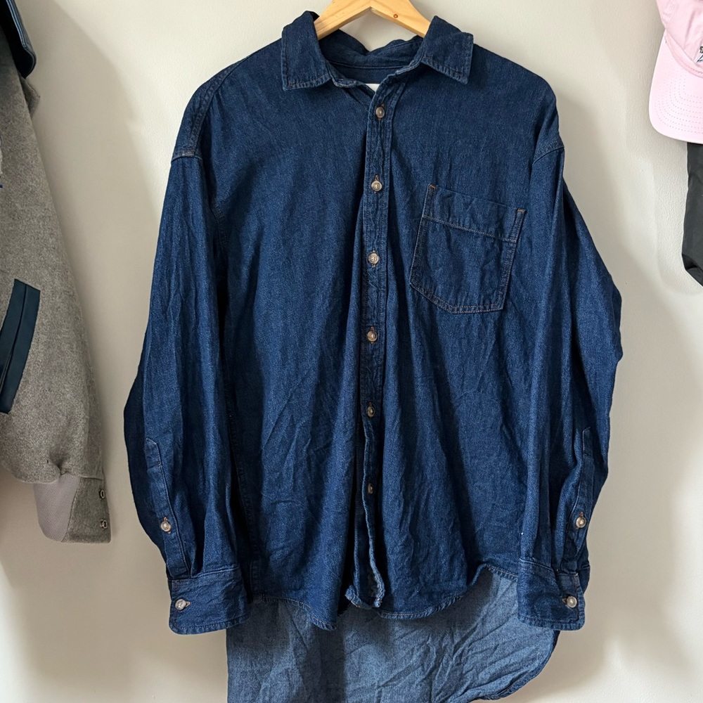 Denim Forum Aritzia Button-Up Shirt